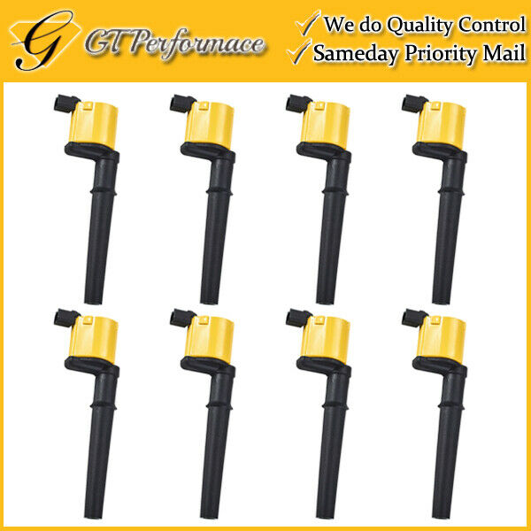 Performance Ignition Coil 8PCS Set for Ford GT Mustang/ Avanti/ Continental V8