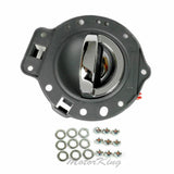 Interior Door Handle Front or Rear Right for 06-10 Jeep Commander Gray & Chrome