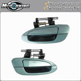 Exterior Door Handle Rear Pair for 02-06 Nissan Altima FY0 Neptune Metallic