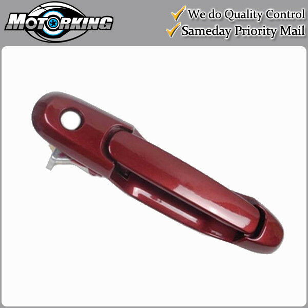 Exterior Door Handle Front Right for 98-03 Toyota Sienna 3K4 Sunfire Red Pearl