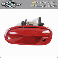 Exterior Door Handle Front Left for 1996-2000 Honda Civic R81 Milano Red B4059