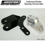 Hasport Mounts 1988-1991 Civic/CRX D-Series Hydraulic Trans. Conversion Brackets