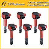 Performance Ignition Coil 6PCS Set for EL MDX/ Civic Pilot Ridgeline/ Vue L4/ V6