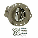 Interior Door Handle Front or Rear Right for 06-10 Jeep Commander Khaki & Chrome