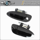 Exterior Door Handle Front Pair for 02-06 Nissan Altima KH3 Super Black DS229