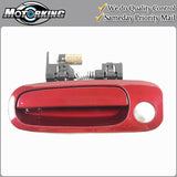 Exterior Door Handle Front Left for 1998-2002 Toyota Corolla 3M8 Burgundy Red