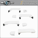 Exterior Door Handle 4PCS Set for 2007-2012 Nissan Versa QM1 Cloud White