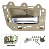 Interior Door Handle 4PCS Set for 2005-2011 Jeep Grand Cherokee Beige & Chrome
