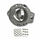 Interior Door Handle Front or Rear Left for 06-10 Jeep Commander Gray & Chrome