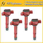 OEM Quality Ignition Coil 4PCS for Acura RSX/ Honda Civic CR-V Element S2000 Red