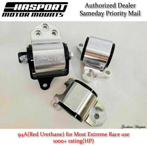 Hasport Mount 96-00 Civic EK Stock Replacement Mount Kit B/D Series 3-Bolt 94A