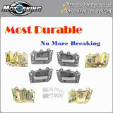 Interior Door Handle 4PCS Set for 2005-2011 Jeep Grand Cherokee, Gray & Chrome