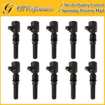 OEM Quality Ignition Coil 10PCS for Ford Lincoln Mercury V8 V10, F7TU-12A366AB