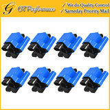 Performance Ignition Coil 8PCS Cadillac Chevrolet GMC Hummer Isuzu Workhorse V8