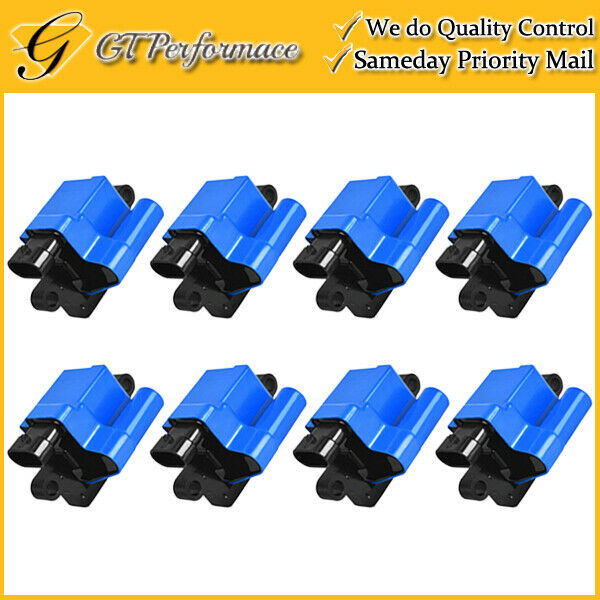 Performance Ignition Coil 8PCS Cadillac Chevrolet GMC Hummer Isuzu Workhorse V8