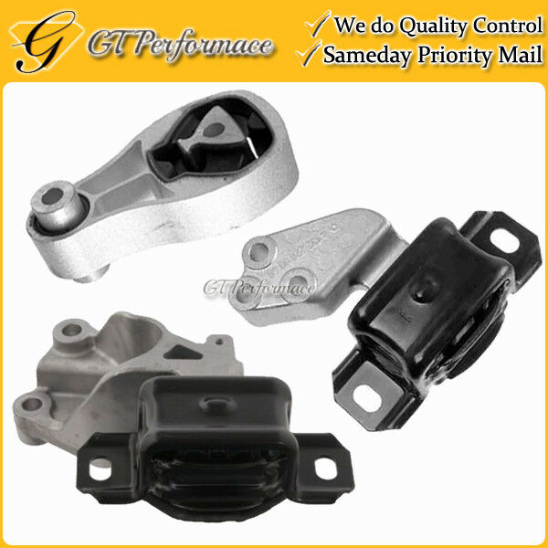 Quality Front & Rear Engine Mount 3PCS Set for 2007-2015 Smart Fortwo 1.0L L3