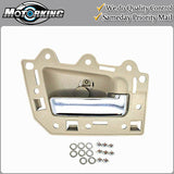 Interior Door Handle Rear Right for 05-11 Jeep Grand Cherokee Beige & Chrome