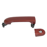 Exterior Door Handle Front Left for 07-12 Nissan Versa NAC Carmine Red Metallic