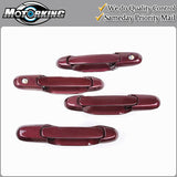 Exterior Door Handle 4PCS Set for 1998-2003 Toyota Sienna 3M6 Burgundy DS60