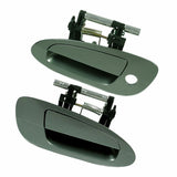 Exterior Door Handle Front Pair for 02-06 Nissan Altima DY2 Mystic Emerald Met