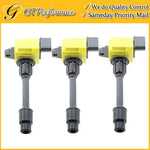 OEM Quality Ignition Coil Front Side 3PCS 00-01 Infiniti I30/ Maxima 3.0L Yellow