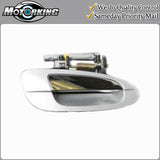 Exterior Door Handle Front Right for 02-06 Nissan Altima K12 Silver Chrome B4047