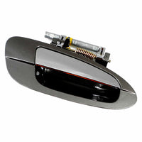 Exterior Door Handle Rear Right for 02-06 Nissan Altima K11 Smoke Met Chrome