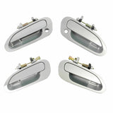 Exterior Door Handle 4PCS for 98-02 Honda Accord NH612M Regent Silver Metallic