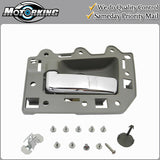 Interior Door Handle Rear Left for 05-11 Jeep Grand Cherokee Khaki & Chrome
