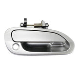 Exterior Door Handle FR for 1998-2002 Honda Accord NH623 Satin Silver Metallic