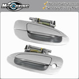 Exterior Door Handle Front Pair for 02-06 Nissan Altima KY1 Sheer Silver Met