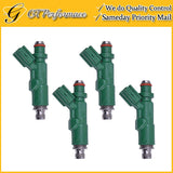 Quality Fuel Injector 4PCS for Toyota Echo Prius/ Scion xA xB 1.5L, 23250-21020