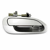 Exterior Door Handle 4PCS Set for 98-02 Honda Accord NH623 Satin Silver Metallic