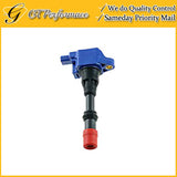 OEM Quality Front Ignition Coil for 03-05 Honda Civic 1.3L L4, 30520PWA003 Blue