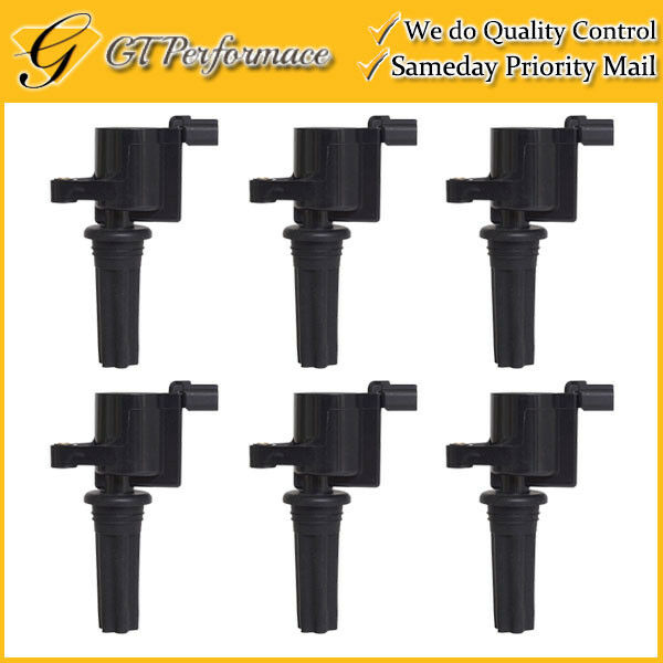 OEM Quality Ignition Coil 6PCS for 00-03 Jaguar S-Type/ 00-05 Lincoln LS 3.0L V6