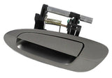 Exterior Door Handle Rear Left for 02-06 Nissan Altima KY2 Polished Pewter