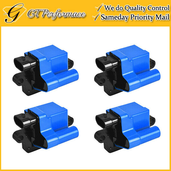 Performance Ignition Coil 4PCS Cadillac Chevrolet GMC Hummer Isuzu Workhorse V8