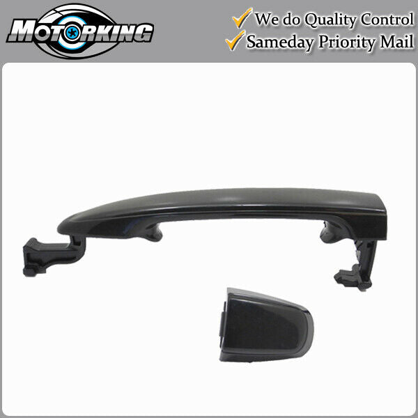 Exterior Door Handle Rear L or R for 04-10 Toyota Sienna Non Painted Black