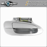 Exterior Door Handle Rear Right for 02-06 Nissan Altima KY1 Sheer Silver Met