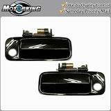 Exterior Door Handle Front Left & Right for 1997-2001 Toyota Camry 202 Black