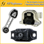 Quality Engine & Transmission Mount 3PCS Set for 2012-2017 Fiat 500 1.4L Turbo