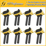 Performance Ignition Coil 8PCS for Chrysler/ Dodge/ Jeep/ Ram 5.7L 6.1L 6.4L V8