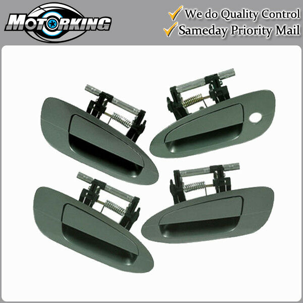 Exterior Door Handle 4PCS Set for 02-06 Nissan Altima DY2 Mystic Emerald Met